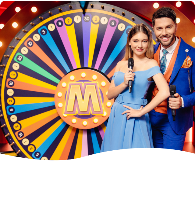 Mega Wheel 라이브 게임 이미지